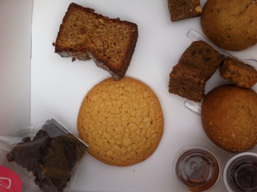 A l'intérieur des boîtes, de délicieux gâteaux