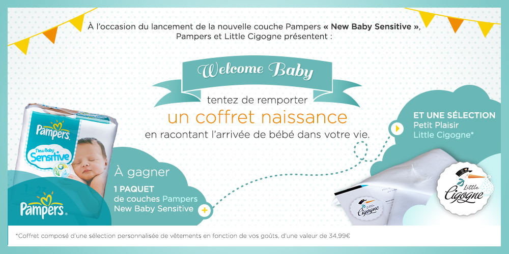 Welcome Baby + Concours Pampers