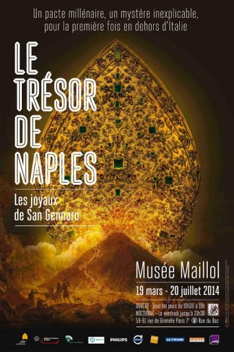 Affiche Le Trésor de Naples_Musée Maillol_Expressionsdenfants