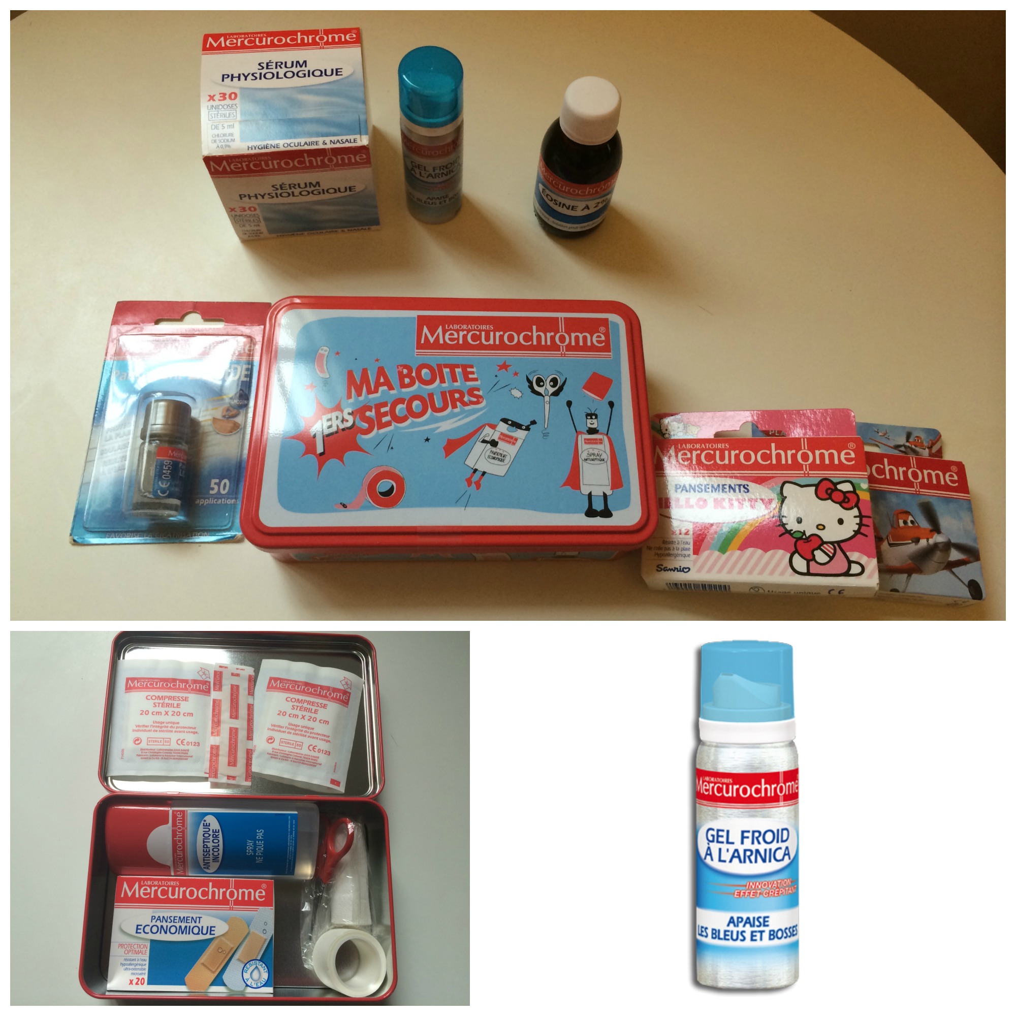 Mercurochrome, TROUSSE 1ers SECOURS