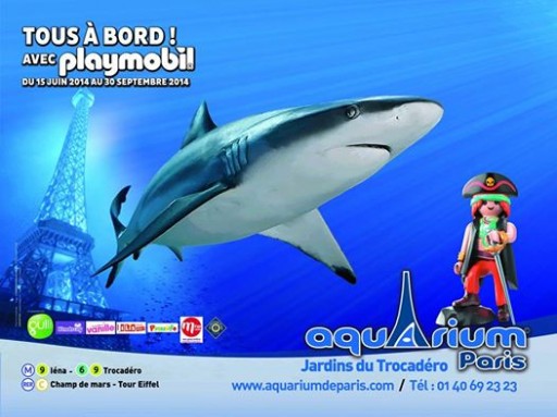 Tous à bord avec Playmobil_Affiche_Aquarium de Paris_Expressionsdenfants