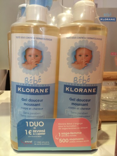 Klorane Bébé_Duo Gel douceur moussant_Expressionsdenfants