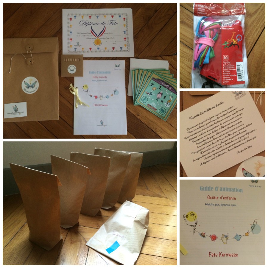 Un anniversaire avec La Fée des Fêtes Expressions d'Enfants