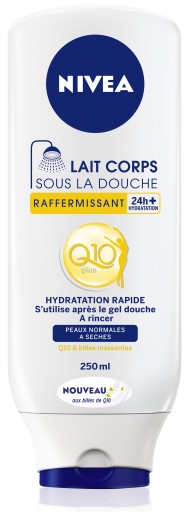 Lait Corps ss Douche Raffermissant Q10_Nivea_Expressionsdenfants