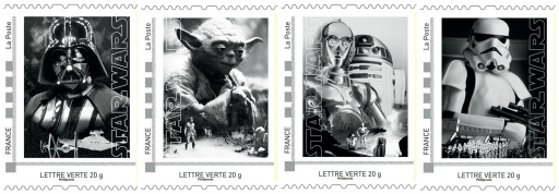 coffret collector de 4 timbres_Star Wars_La Poste_Expressionsdenfants