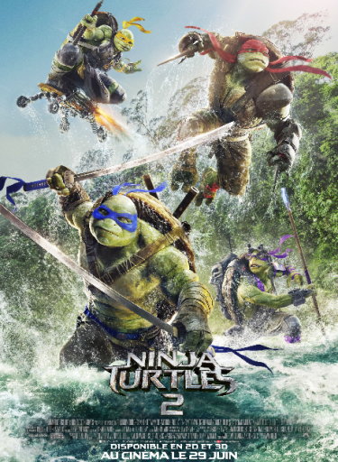 Affiche_Ninja Turtles 2_Expressionsdenfants