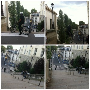 Le vélo fou du Trocadéro