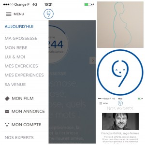 9 mois et moi, pour son suivi de grossesse