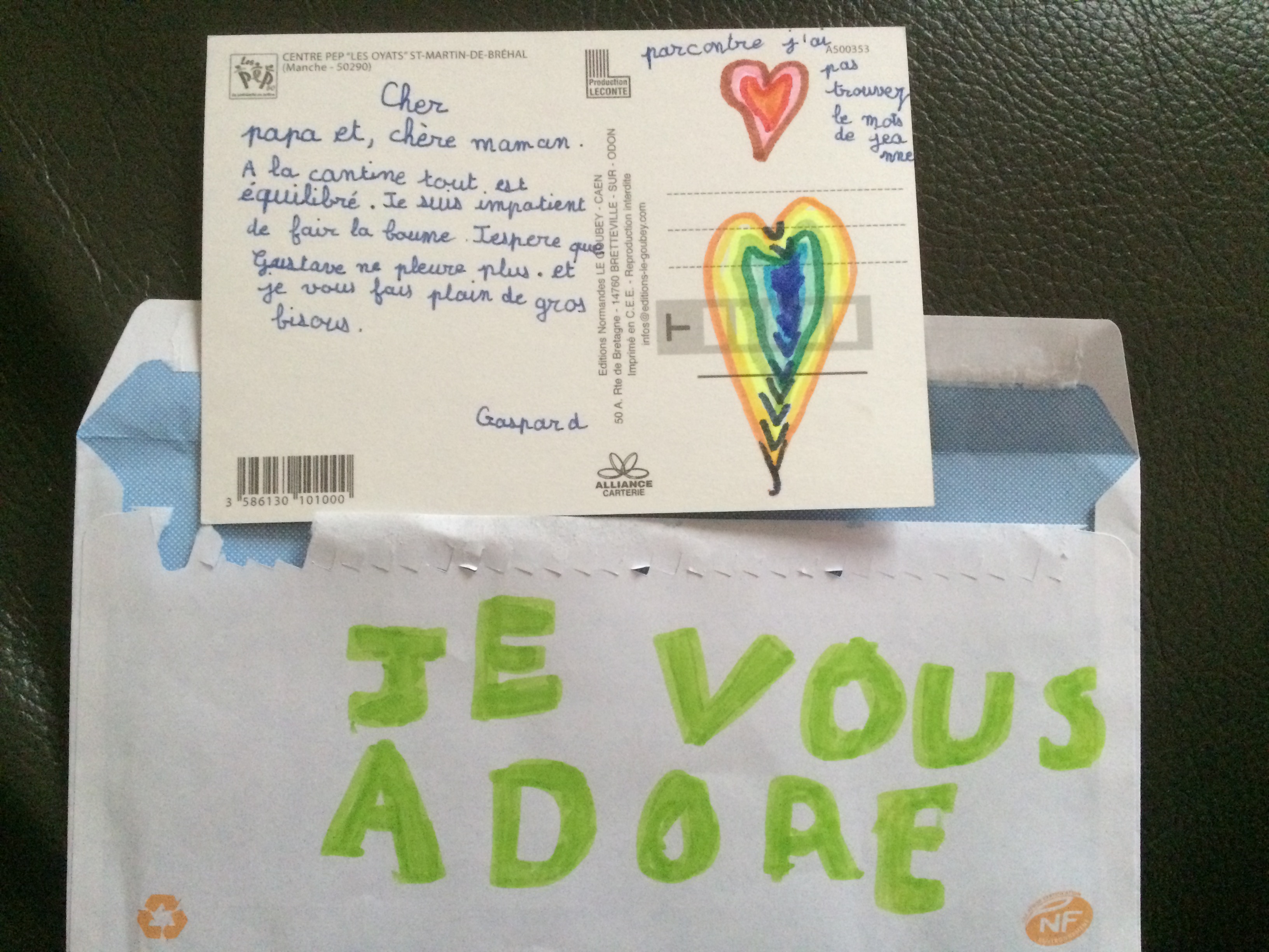 La carte postale de Gaspard