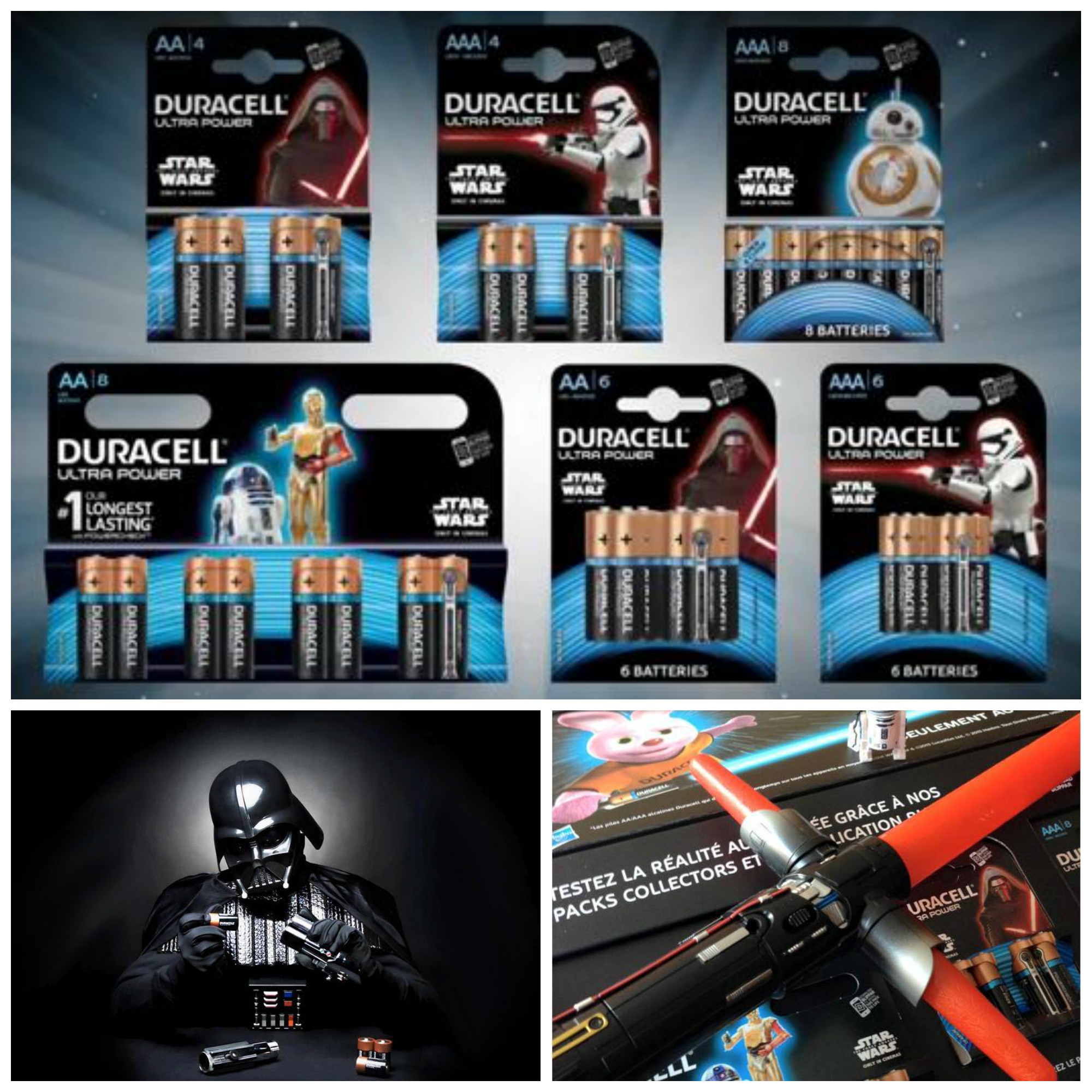 Piles Duracell DURACELL ULTRA POWER AA X8 STAR WARS